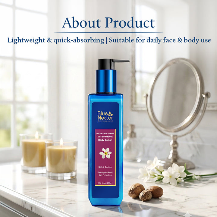 Shea butter spf 30 vody lotion | Suitable for face & body
