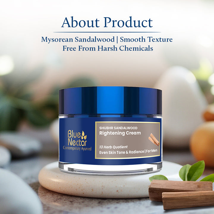 Sandalwood face cream for men with mysorean Sandalwood