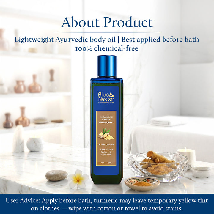 Nalpamaradi Thailam body oil for skin brightening | Lightweight