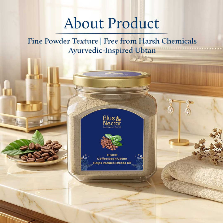 Coffee bean ubtan for oily skin | Chemical free