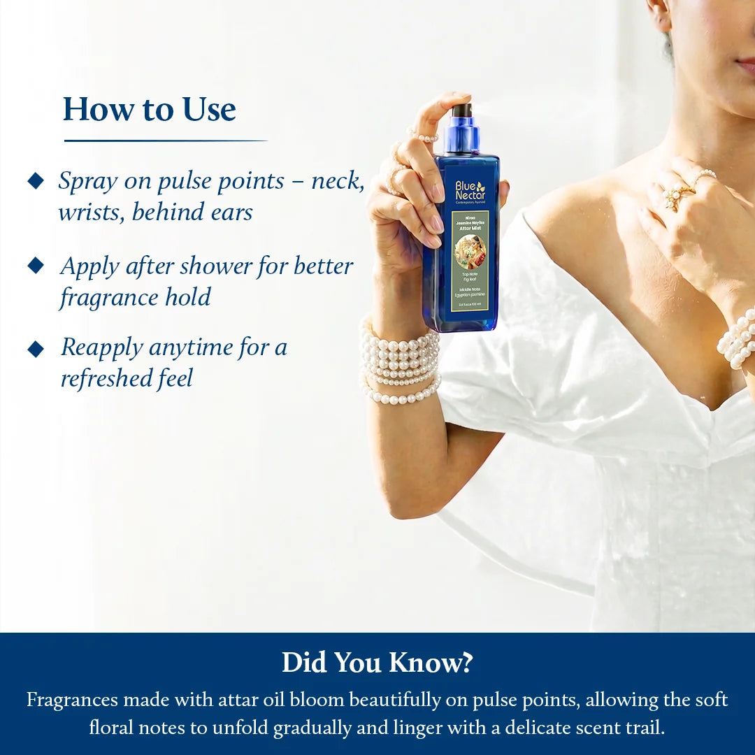 Jamine attar mist | How to use