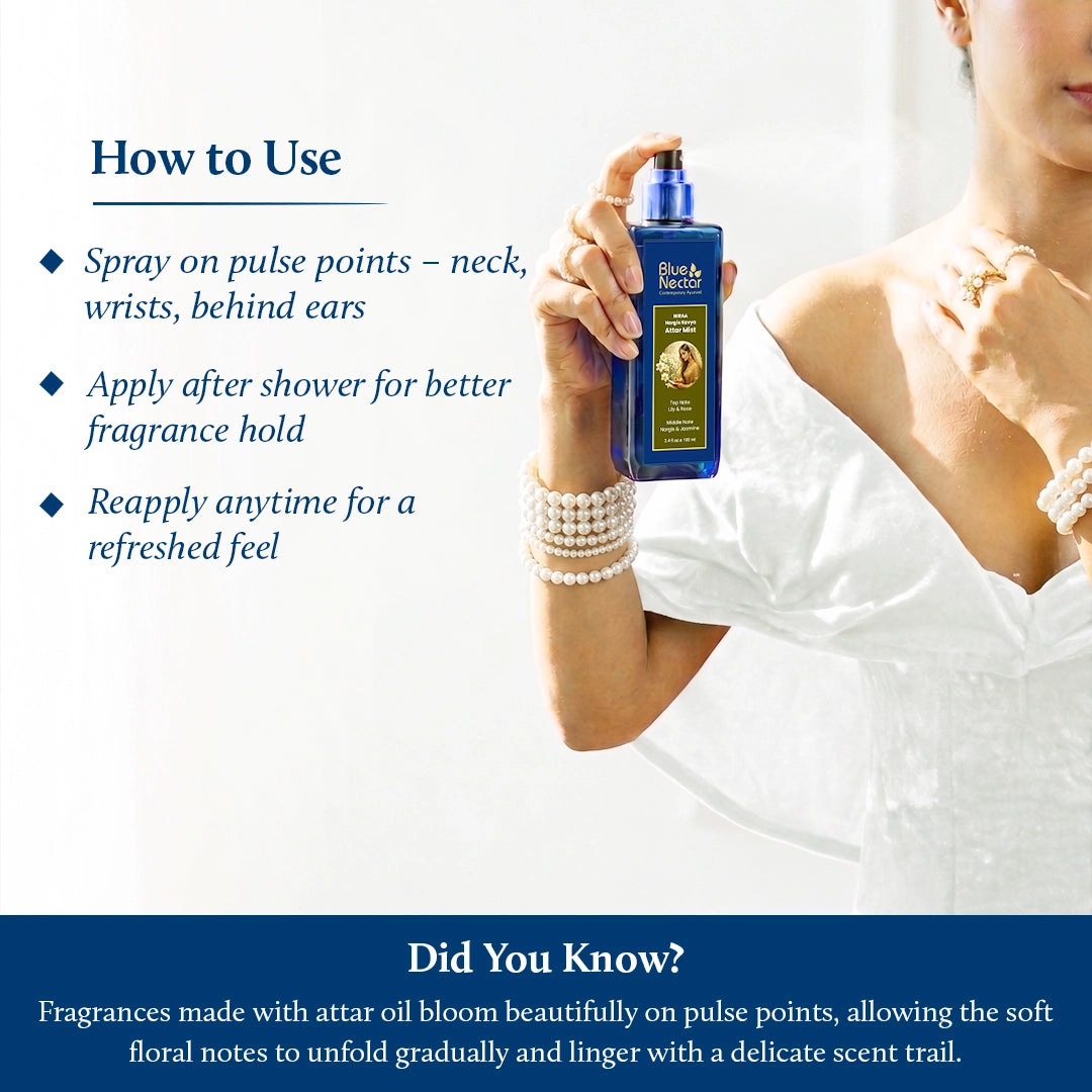 Nargis kavya attar mist | How to use
