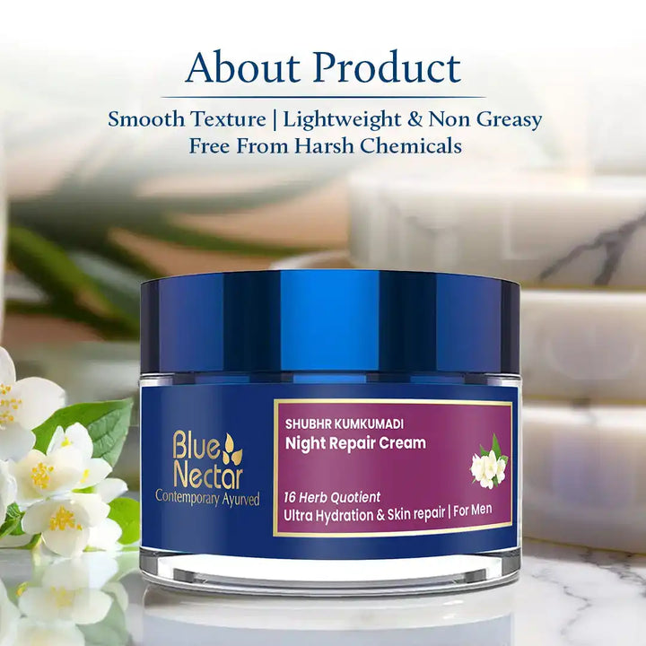 Kumkumadi Night Cream for Men | Lightweight