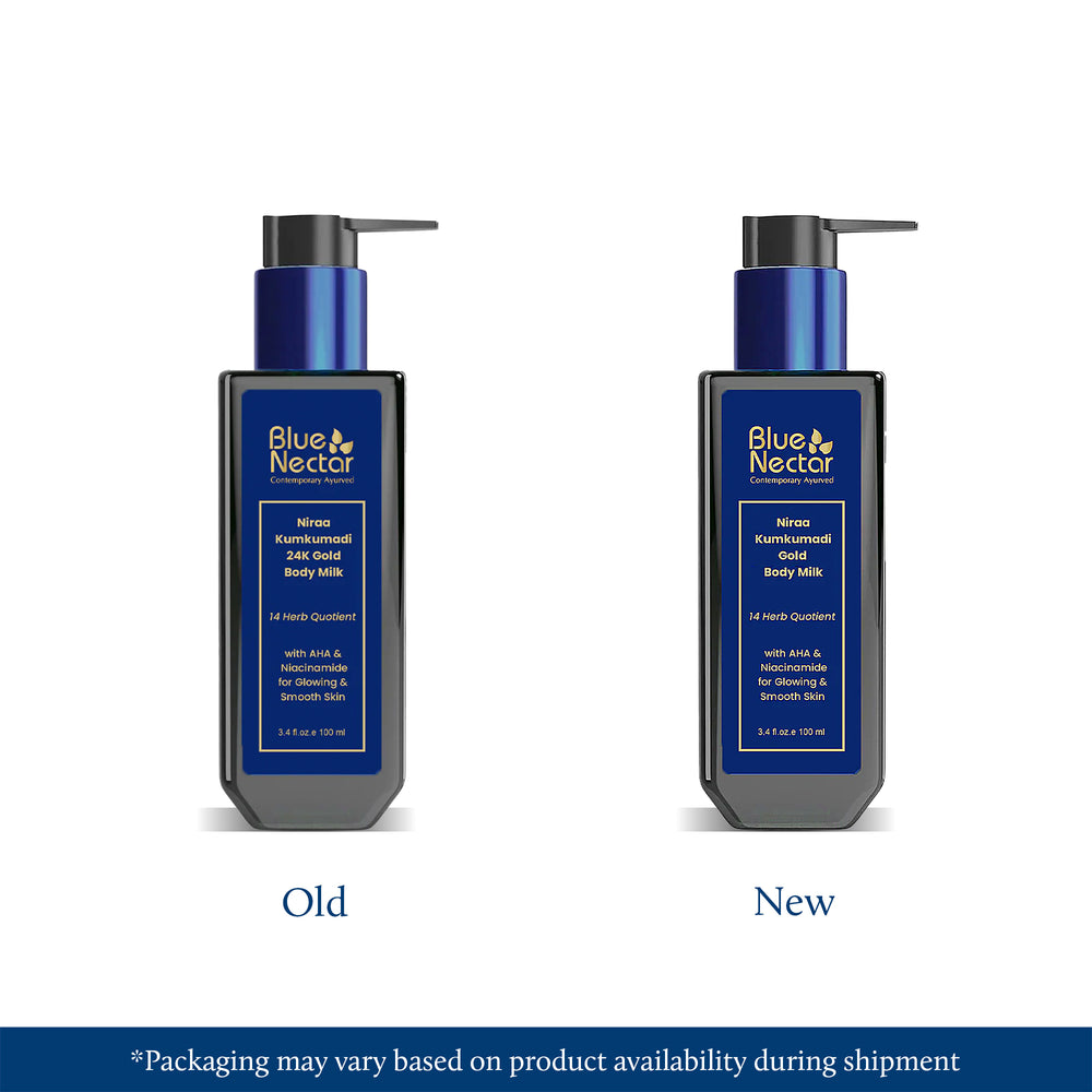 Gold body milk for hydration new look