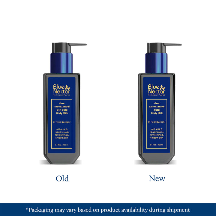 Gold body milk for hydration new look