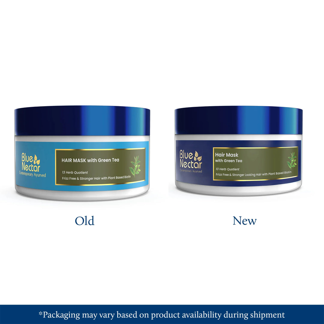 Green tea hair mask for frizz free hair new look