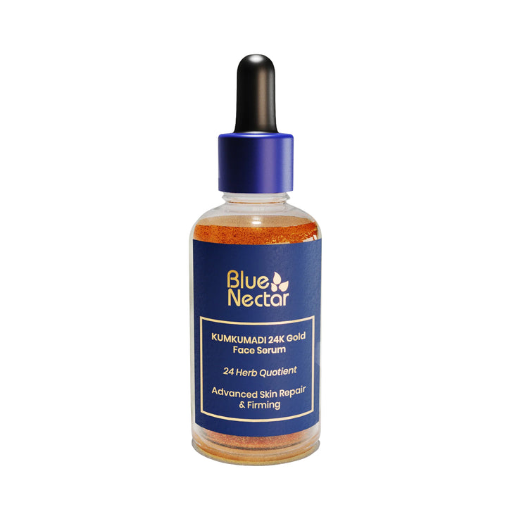Kumkumadi 24K Gold Serum for Face with Advanced Skin Repair and Firming (24 herbs)