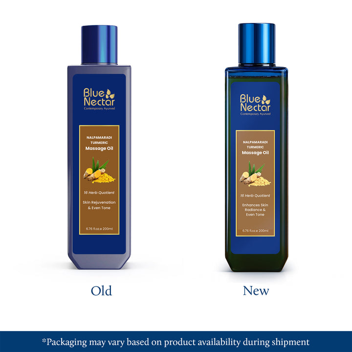 Nalpamaradi Thailam - Skin Brightening Oil with Turmeric for Body and Face (16 herbs)