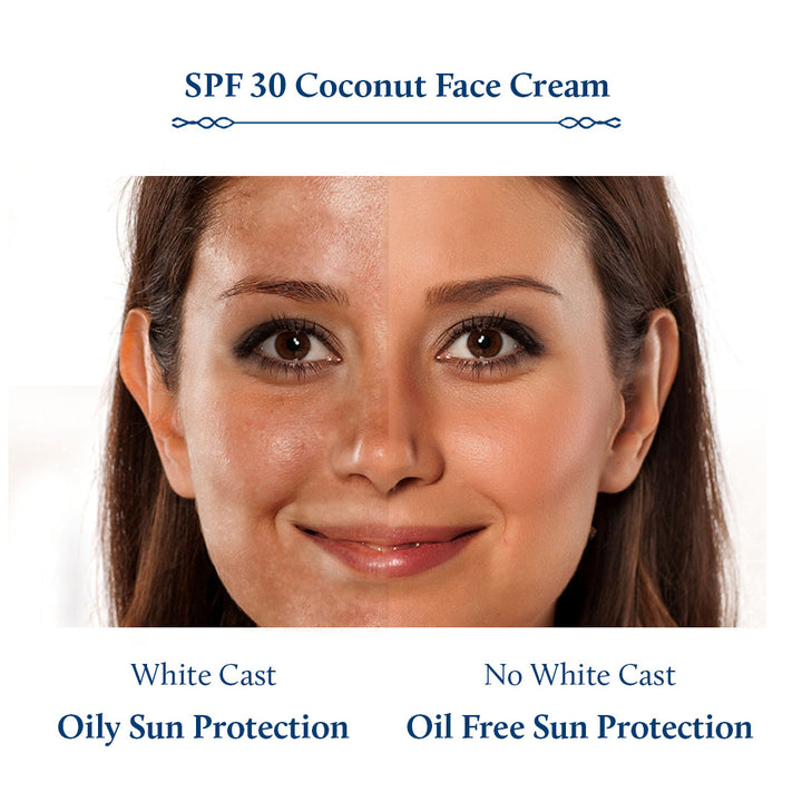 SPF 30 Coconut Face Cream for Women 