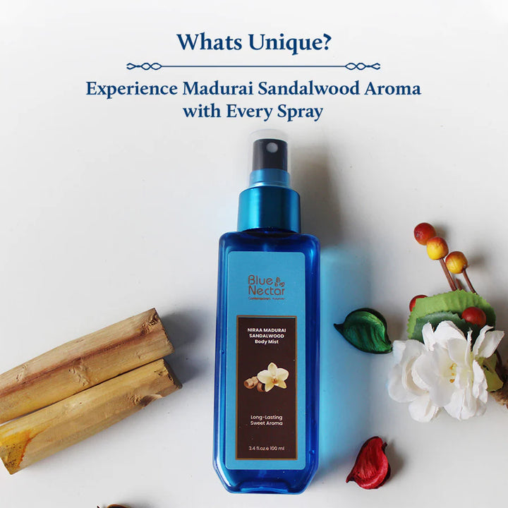 Madurai sandalwood body mist | long lasting aroma
