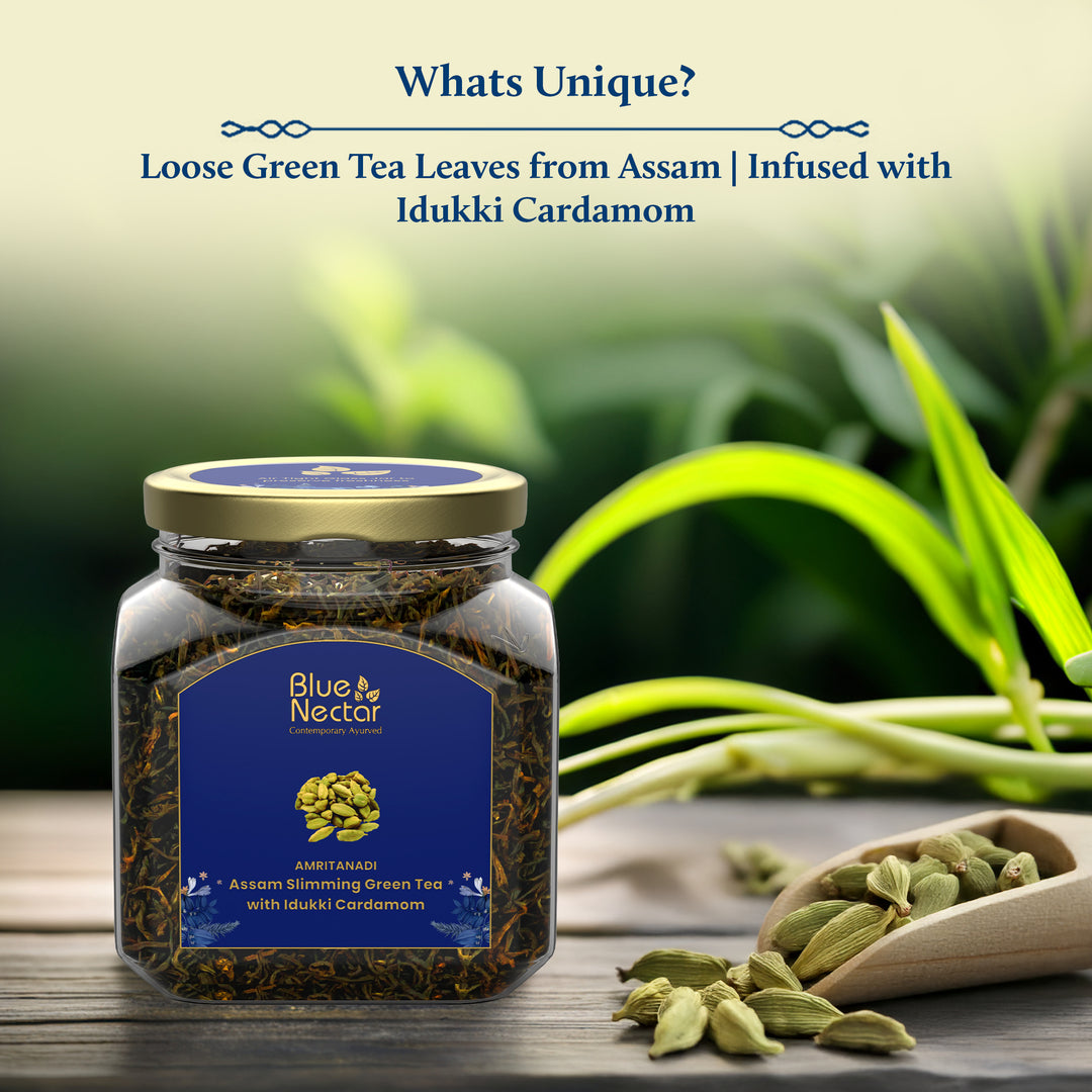 Loose Green Tea Leaves From Assam