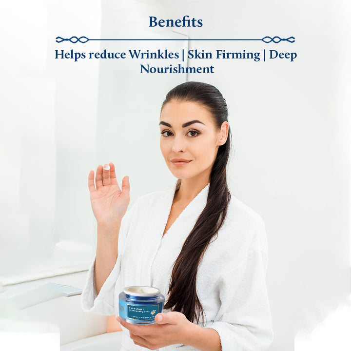Shubhr Women's Vitamin E Face Cream for Skin Hydration & Nourishment (14 herbs, 50g)