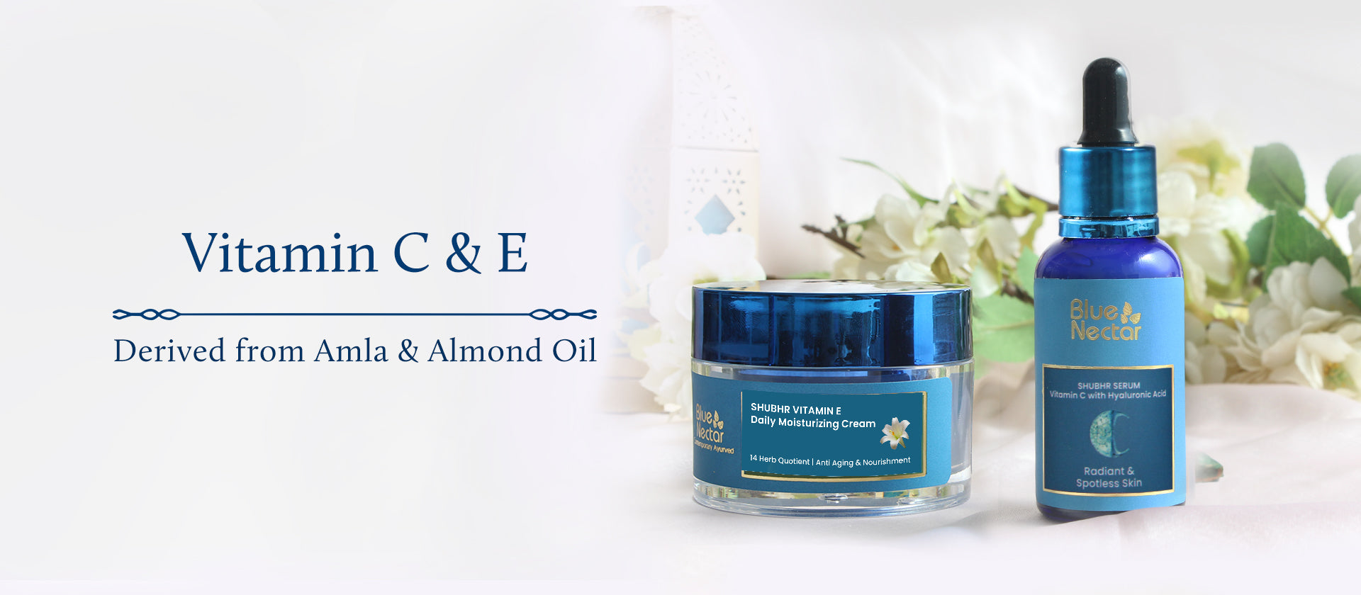 Vitamin C gives glowing and radiant skin.