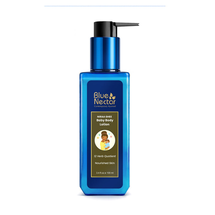 Natural baby body lotion with ghee