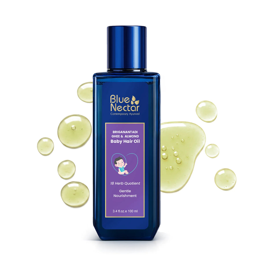 Ayurvedic baby hair oil ith ghee
