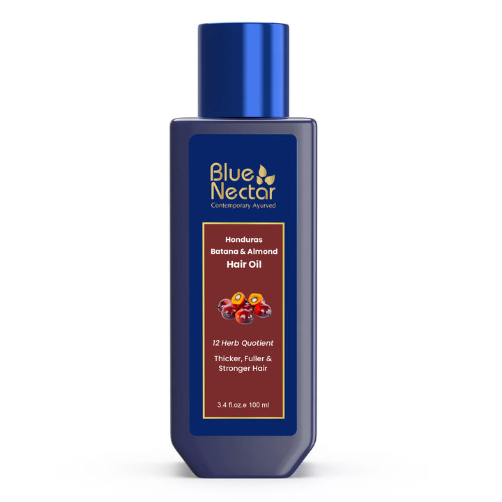 Batana & Almond Hair Oil for Thicker, Fuller & Stronger Hair (12 Herbs)