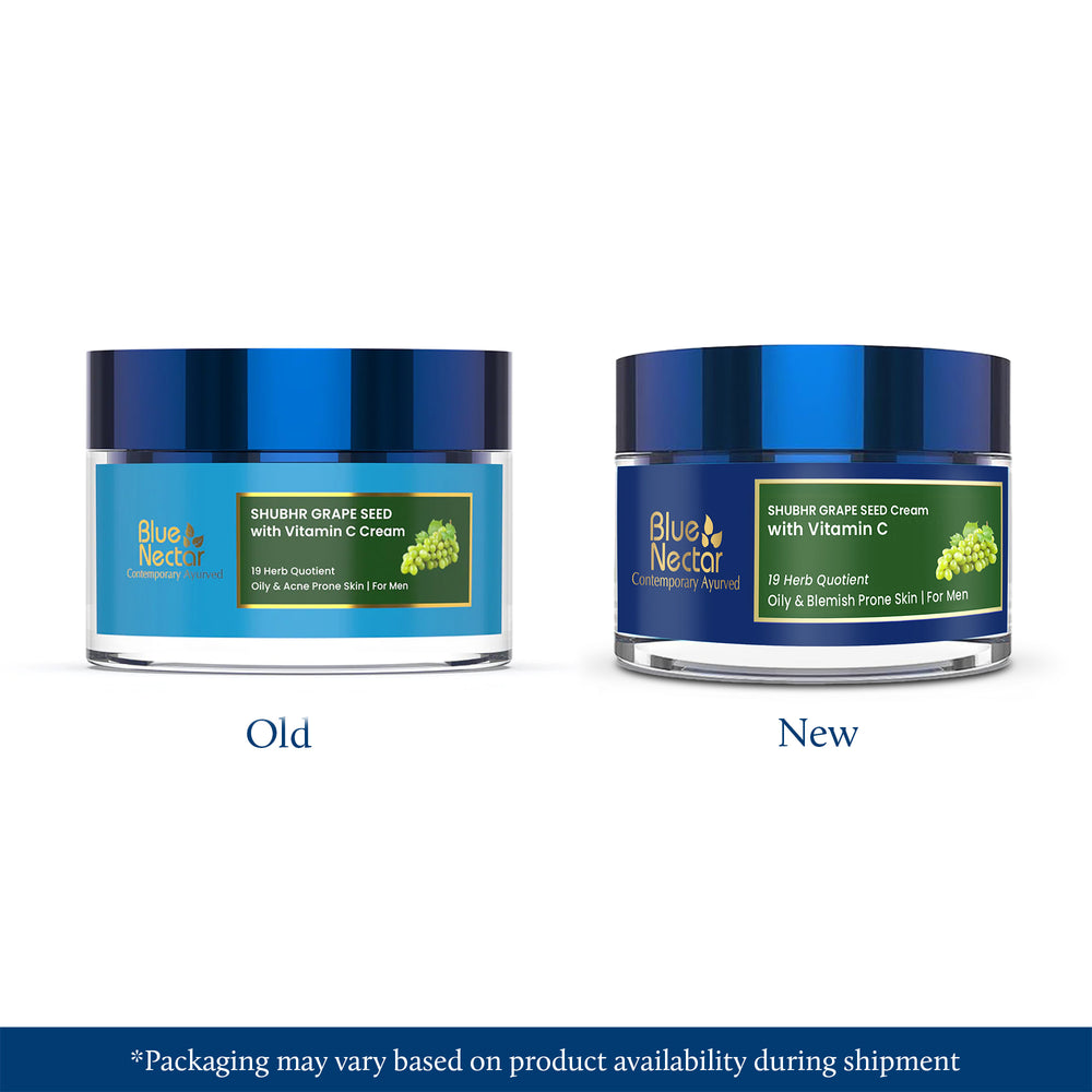 Grape seed cream with Vitamin C for men new look