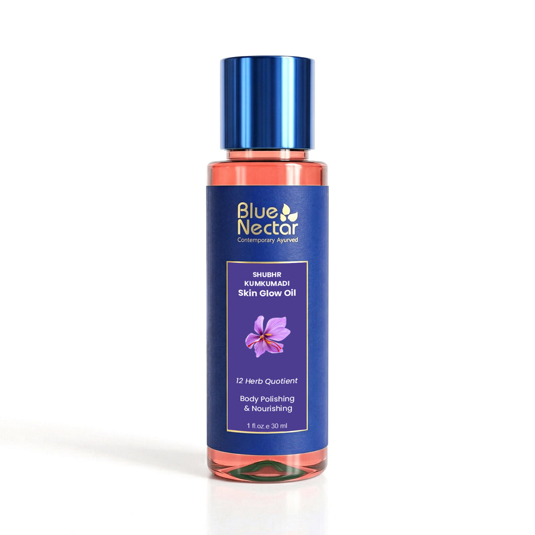 Shubhr Kumkumadi Body Oil for Glowing Skin | Body Polishing & Nourishing (12Herbs, 30ml, Worth Rs 345)