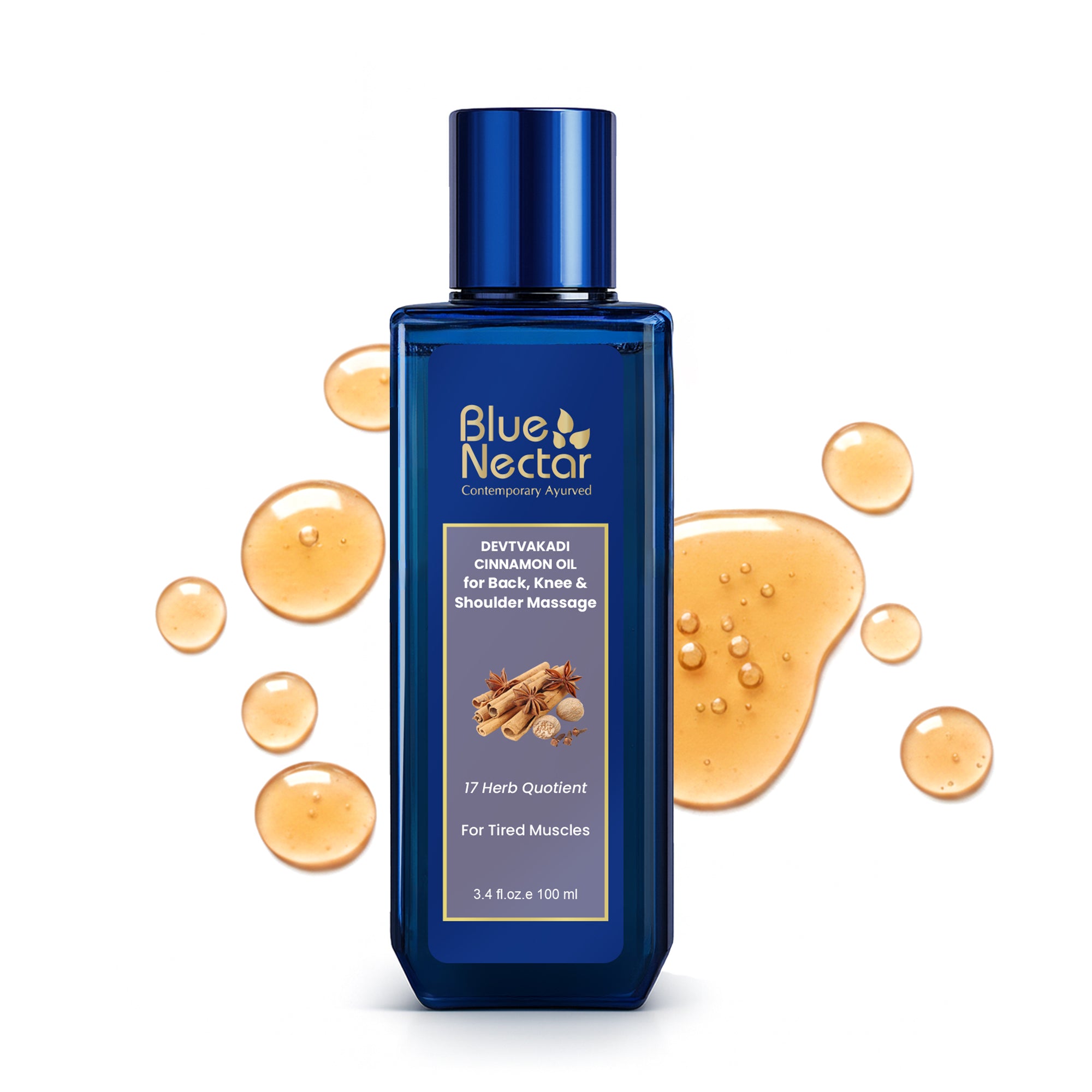 Buy Cinnamon Pain Relief Oil | Relieve Back & Joint Pain – Blue Nectar