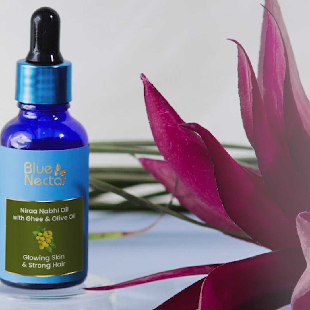 Nabhi Oil with Ghee & Olive Oil for Skin Glow & Strong Hair (22 Herbs)