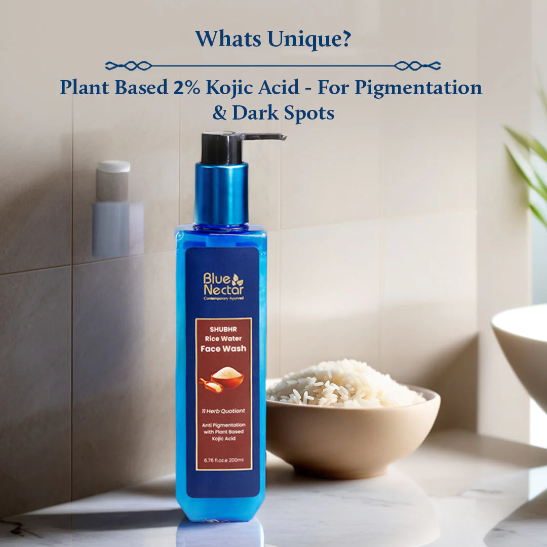 Rice water face wash with 2% Kojic acid