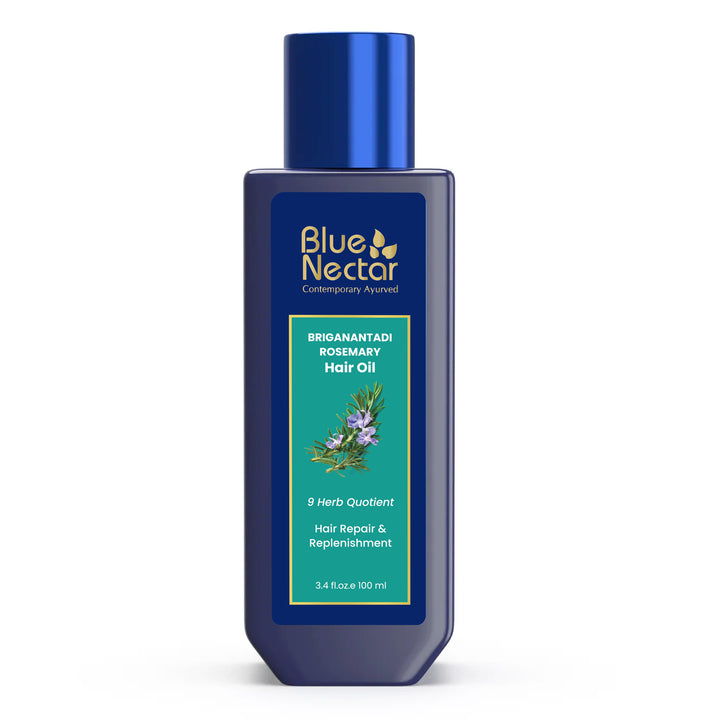 Rosemary Oil for Hair Growth and Hair Fall Control (9 Herbs)