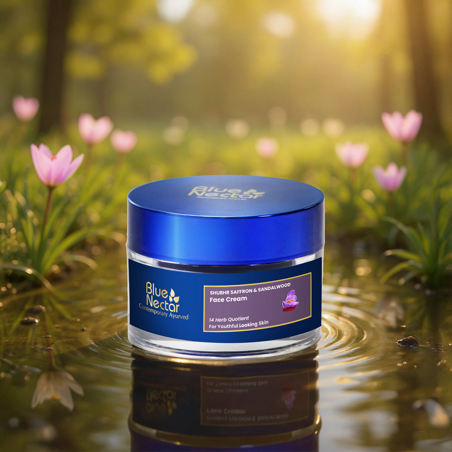 Saffron sandalwood cream