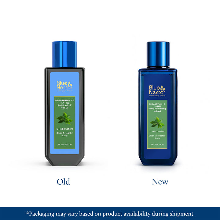 Tea Tree hair oil for dandruff control 100ml new look