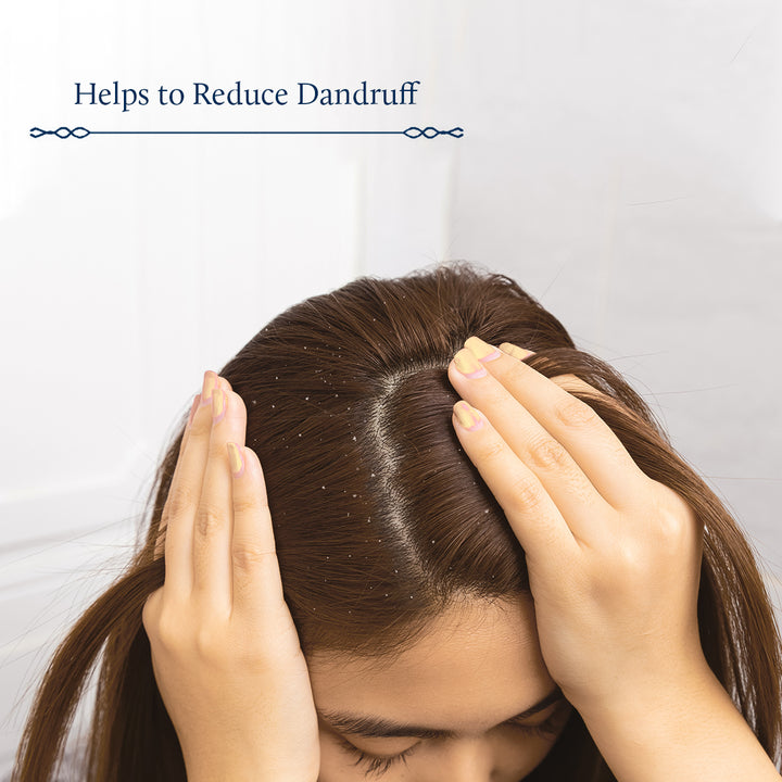 Briganantadi Anti Dandruff Hair Cleanser Shampoo with Bhringraj, Shikakai for Dry Frizzy Hair