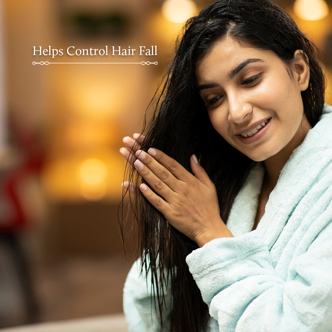 Briganantadi Hair Fall control Oil for Healthy Scalp, Light Non Greasy Oil