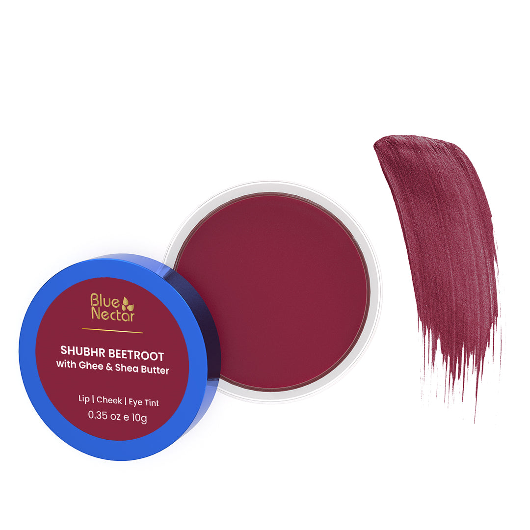 Shubhr Lip, Cheek & Eye Tint with goodness of  Nourishing Ghee & Shea Butter (10g)