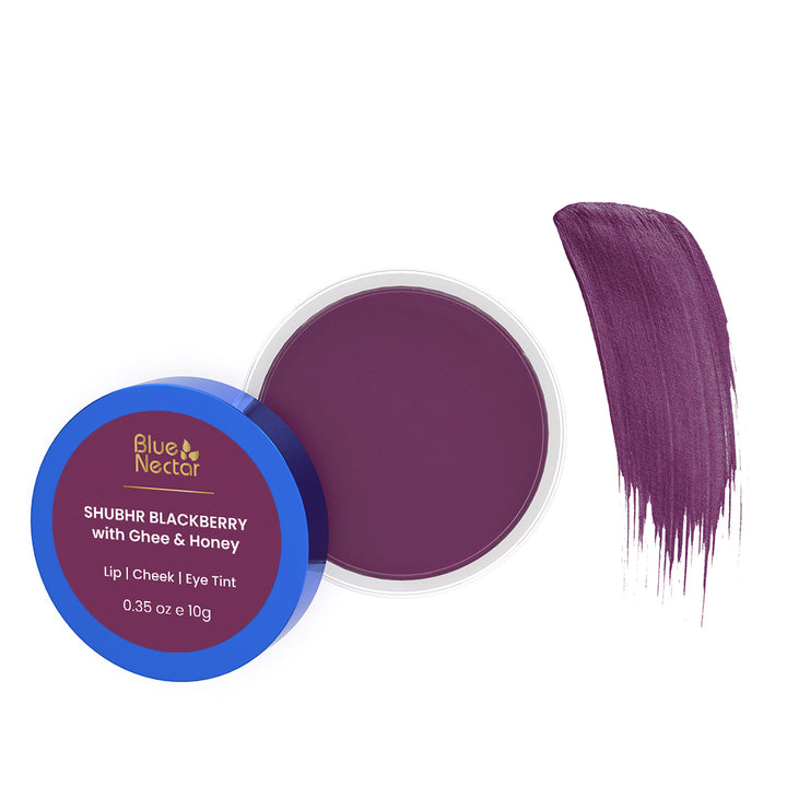 Shubhr Lip Tint, Cheek & Eye Tint with Nourishing Ghee & Shea Butter (10g)