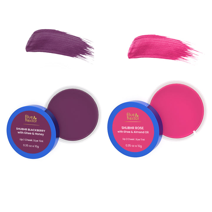 Shubhr Lip, Cheek & Eye Tint (Pack of 2*10g)