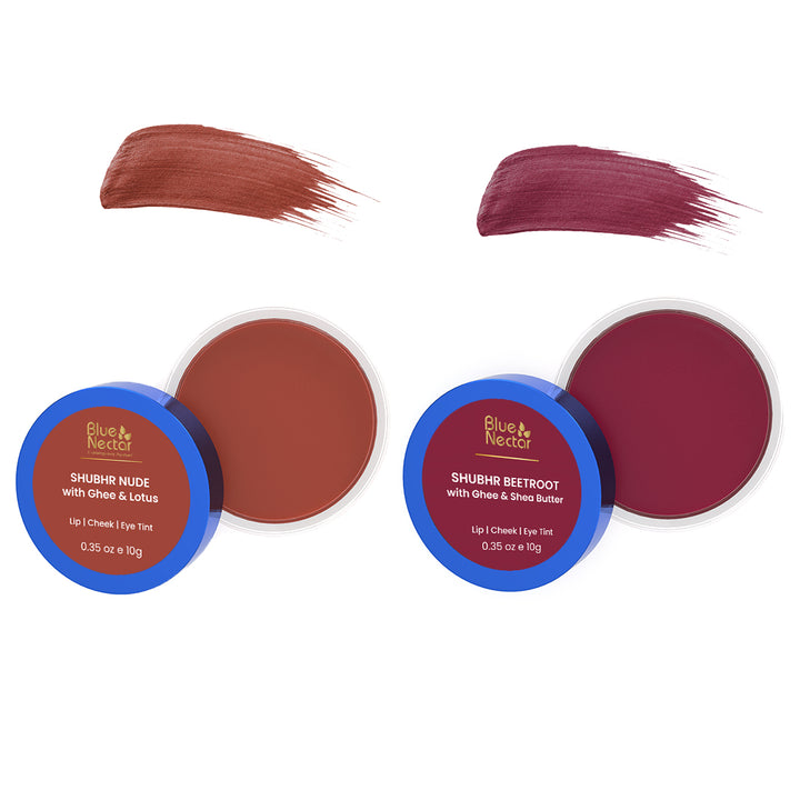 Shubhr Lip, Cheek & Eye Tint (Pack of 2*10g)